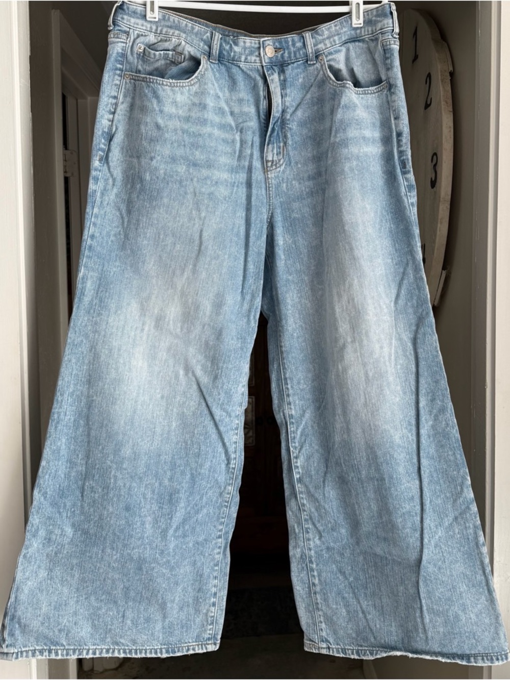torrid Light Blue Wide Leg Flare Jeans